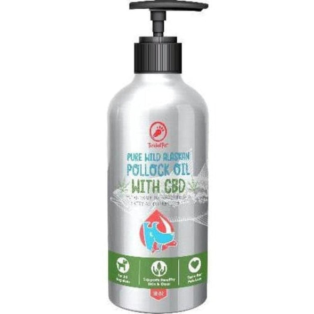 Tickled Pet Wild Alaskan Pollock Oil 16 Ounce with Cbd 