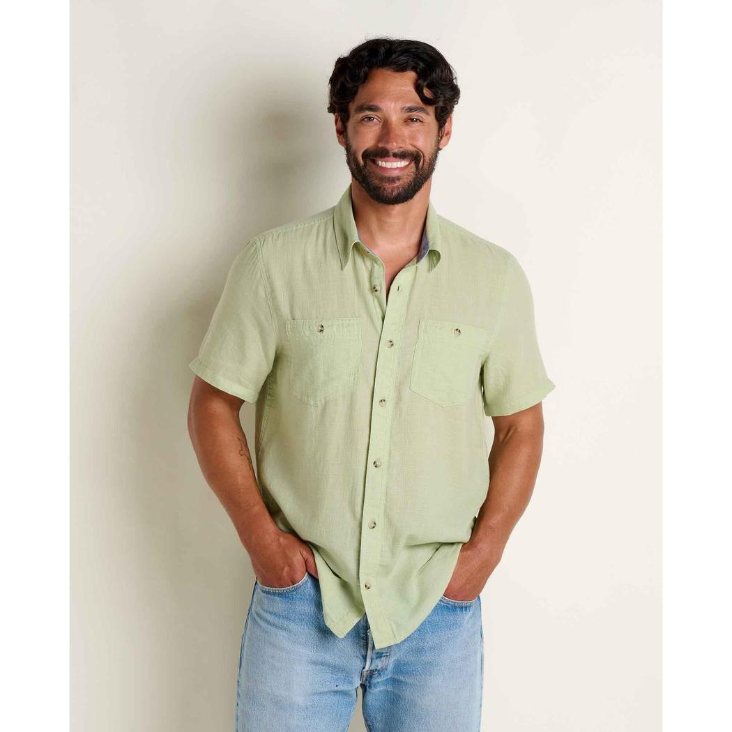 Toad & Co Men's Honcho Short Sleeve Shirt-Men's - Clothing - Tops-Toad & Co-Wintergreen-M-Appalachian Outfitters