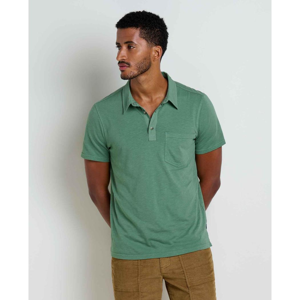 Toad & Co Men's Primo Short Sleeve Polo-Men's - Clothing - Tops-Toad & Co-Ivy-M-Appalachian Outfitters