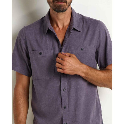 Toad & Co Men's Taj Hemp Short Sleeve Shirt-Men's - Clothing - Tops-Toad & Co-Appalachian Outfitters