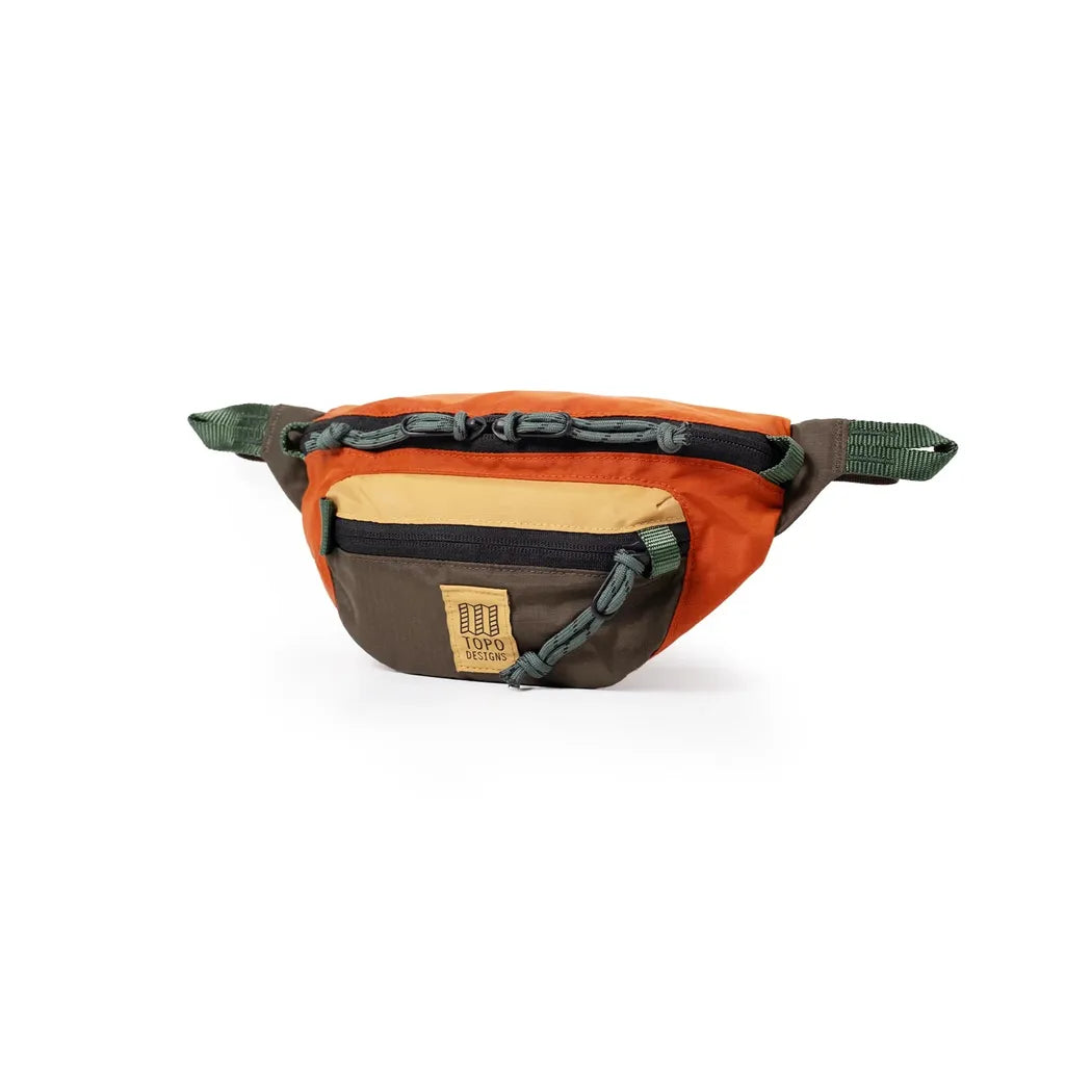 Topo Designs Mountain Waist Pack-Accessories - Bags-Topo Designs-Woodland / Terracotta-Appalachian Outfitters
