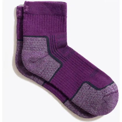 Tough Cuties Eve The Original Ladies Light Weight Hiker Quarter-Accessories - Socks - Women's-Tough Cuties-Violet-S-Appalachian Outfitters