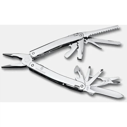 Victorinox Swiss Tool Spirit MX, Silver, Nylon Pouch (Boxed)-Camping - Accessories - Knives-Victorinox-Gray-Appalachian Outfitters