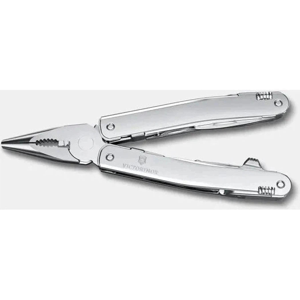 Victorinox Swiss Tool Spirit MX, Silver, Nylon Pouch (Boxed)-Camping - Accessories - Knives-Victorinox-Gray-Appalachian Outfitters