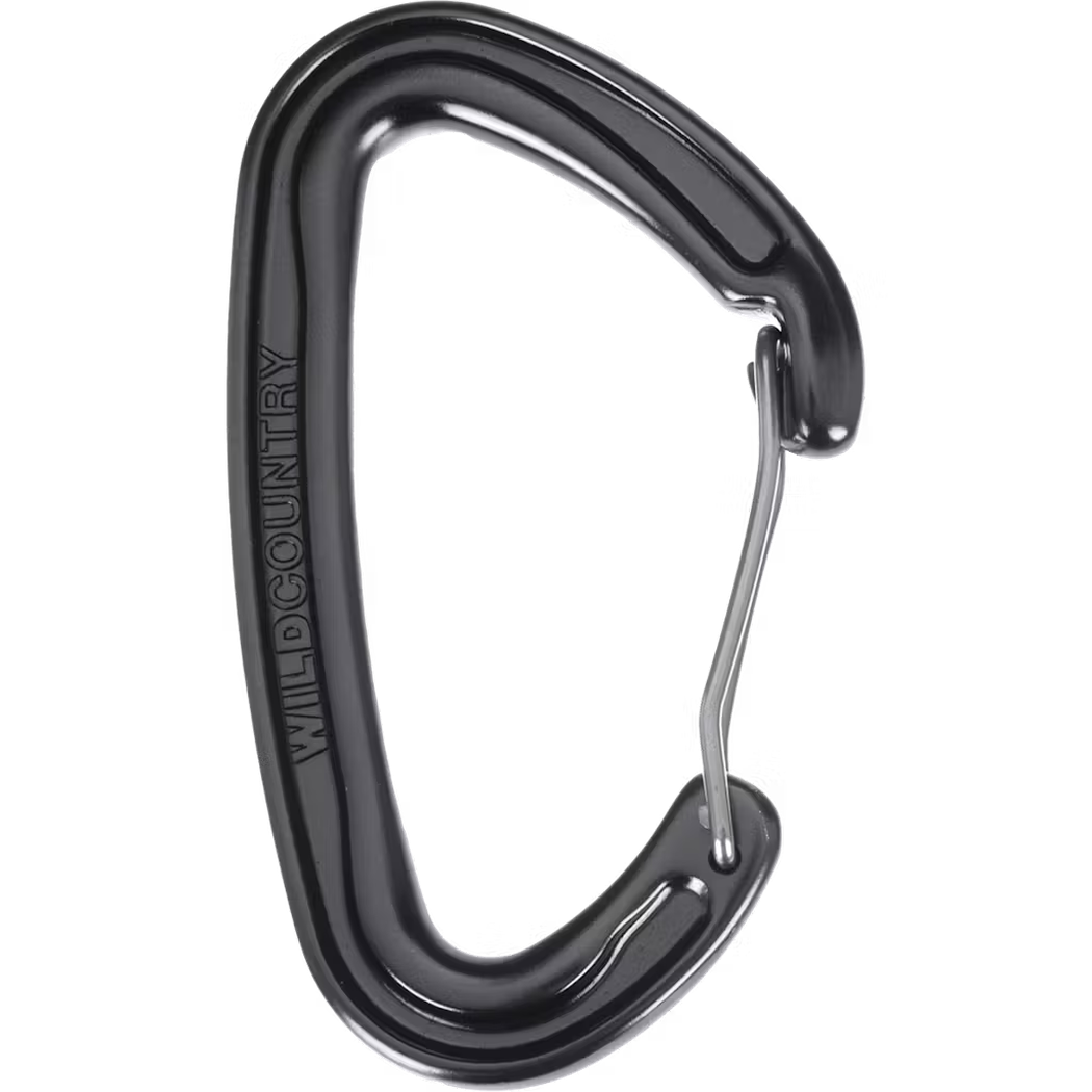 Wild Country Wildwire Carabiner-Climbing - Hardware - Carabiners-Wild Country-Grey-Appalachian Outfitters