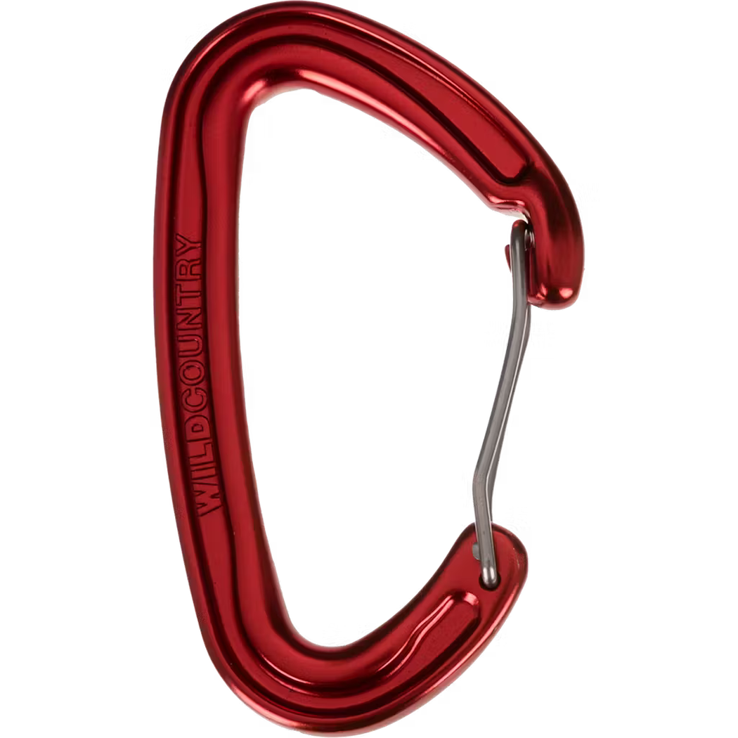 Wild Country Wildwire Carabiner-Climbing - Hardware - Carabiners-Wild Country-Red-Appalachian Outfitters